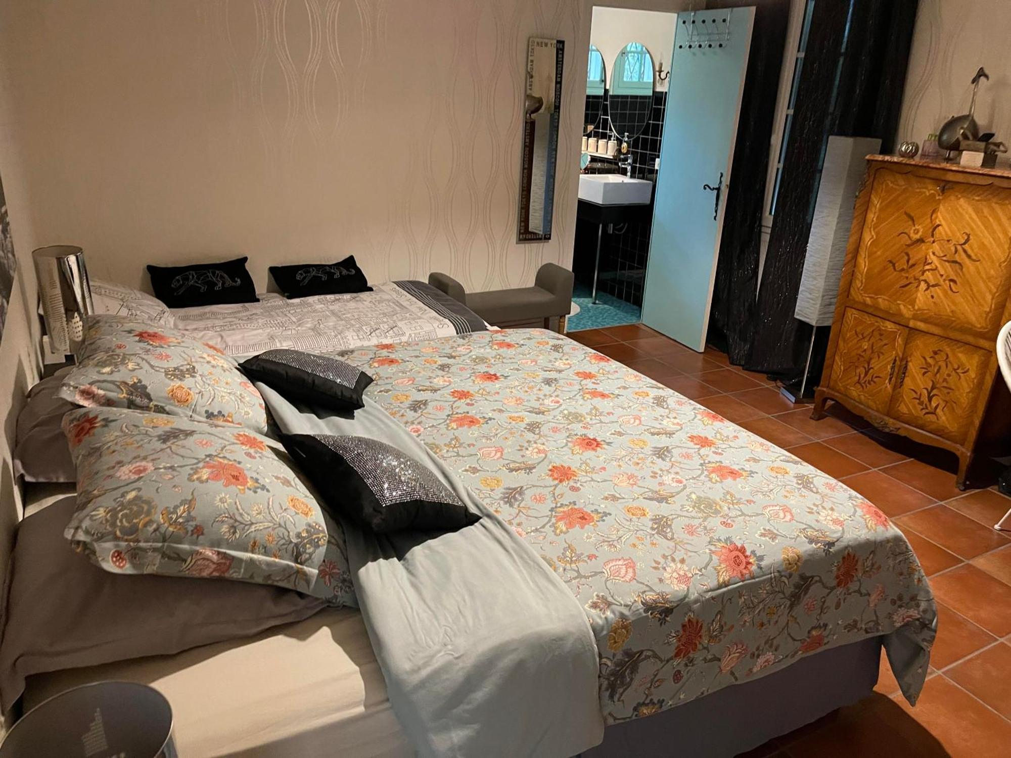La Belle Chaumiere Bed & Breakfast Bretagne-de-Marsan Dış mekan fotoğraf